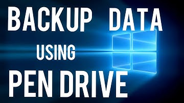how to backup data from corrupt Windows using pen drive hard drive