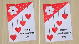 Grandparent's Day Card Making //Easy and Beautiful Card For Grandparents Day //Greeting Card