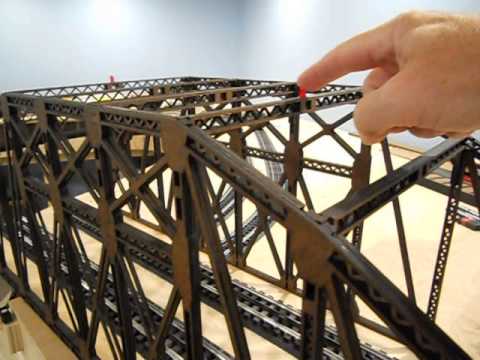 model train o scale lift bridge - YouTube