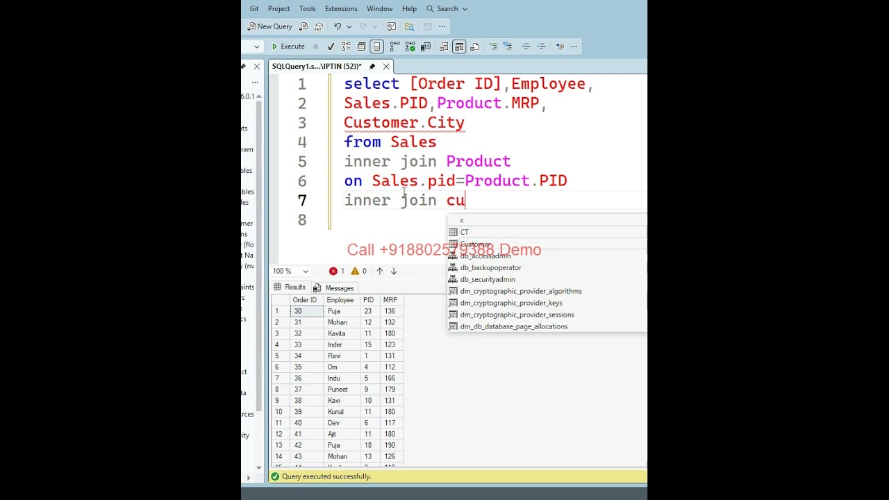 SQL Server Join Query 