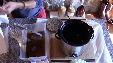 Rendering beeswax the easy way!