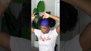 Natural hairstyle tutorial