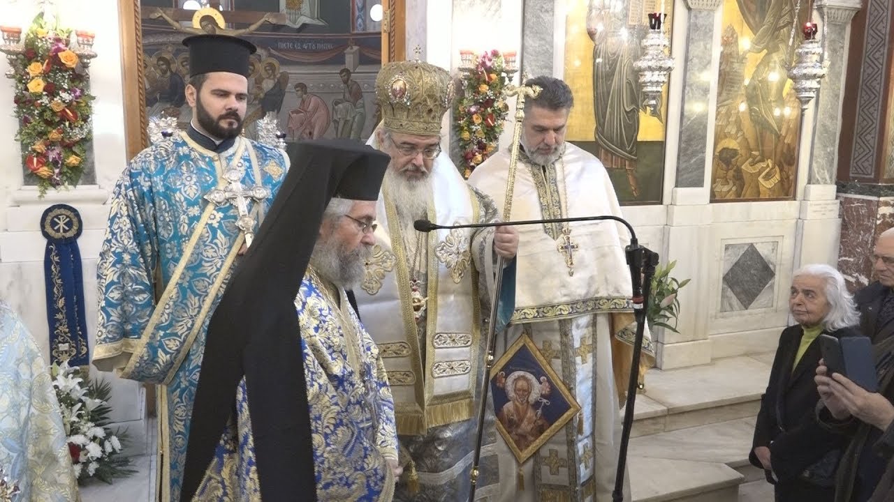 Ι. Ν. Αγίου Νικολάου οδού Αχαρνών - Αρχιερατική Θεία Λειτουργία 6-12-2019