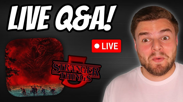 LIVE Q&A/HANGOUT! | STRANGER THINGS SEASON 5 TEASER TRAILER TOMORROW