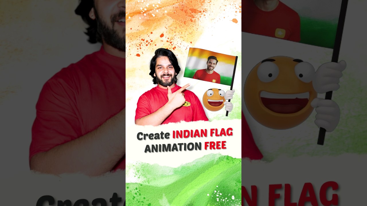 Create Animated indian Flag ✨️ 🇮🇳 free website @techytajboi
