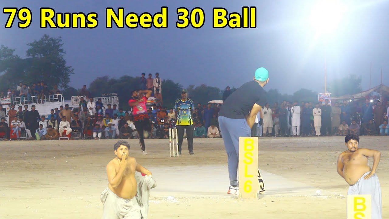 79 Runs Need 30 Ball Taimoor Mirza Vs Fahad Mian Channu Best Match In ...