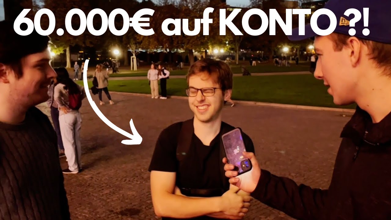 WIE VIEL GELD hast du auf dem KONTO? | Streetcomedy in München
