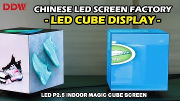 Indoor P2.5 LED Magic Cube Sign Video Screen LED Cube Display