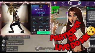 Live Do MK AVAPLAY ! Teve Minha Participação ❤