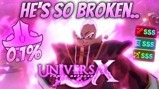 Getting The NEW 0.005% UNIVERSAL Goku Black In UTDX!! [Roblox]