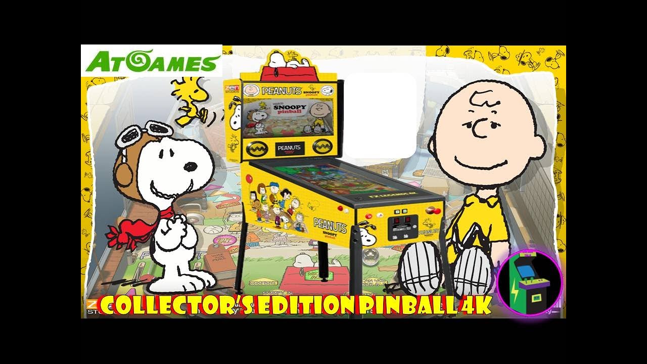 Atgames Legends 4K Collector's Edition Pinball – PEANUTS! 