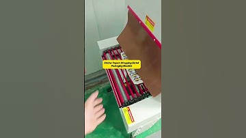 Quality Stickers Film Shrink Wrapping Machine W/ Heat Tunnel  #filmshrink #factoryshots