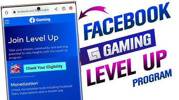 How To Apply Facebook Gaming level Up Program | how to join facebook gaming level up program