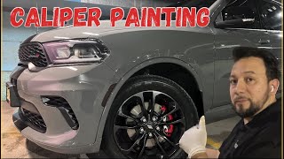 How to paint your calipers - how change your brake pads - Dodge Durango 2024 #calipers #repairjose