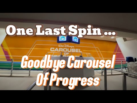 Saying Goodbye to Walt’s Carousel of Progress — Our Final Ride Before Refurbishment 😢
