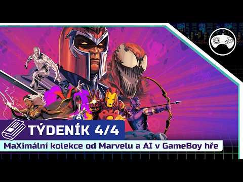 TÝDENÍK 4/4 | MaXimální kolekce od Marvelu a AI ve hře pro GameBoy Color | Retro Hráč #retrohrac