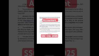 SSC CGL 2025 DV dates and Joining Accountant in Indian Audit &amp; Accounts Department #ssccgl #joining