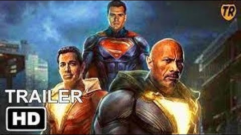 Shazam 2  Age Of Black Adam  New Trailer DC Comics  Dwayne Johnson, Henery Cavil, Zachary Levi