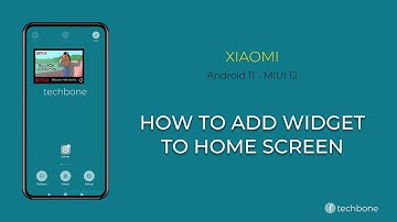 How to Add Widget to Home screen - Xiaomi [Android 11 - MIUI 12]