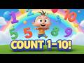 Counting 1 to 10 🔢 | Numbers Song for Kids | Baby Zuzu Fun Learning