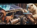 Surreal ASMR: Resourceful Animals Invent Eco-Friendly Vehicle