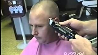 Sheared Down - Businessman Cut To Near Bald