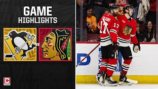 Chicago Blackhawks vs. Pittsburgh Penguins - Game Highlights | CHSN Chicago Blackhawks