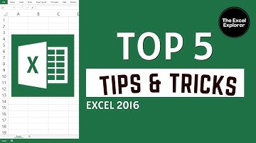 Top 5 Excel Tips and Tricks - Be EXTRA Productive this 2021!