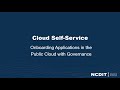 Cloud Self-Service Automation Overview