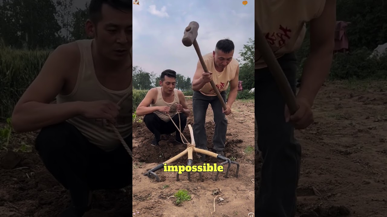 These men created an ancient farming tool that modern farmers can't believe