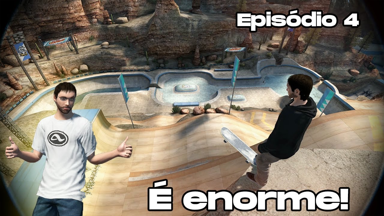 Conheci o MAIOR SkatePark da cidade! Skate 3 episódio 4