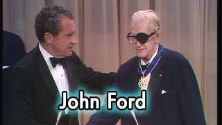 Director John Ford Receives the Presidential Medal of Freedom