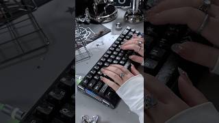 ATTACK SHARK R68 HE Carbon Fiber Rapid Trigger Ink Black Keyboard Magnetic Switch typing ASMR