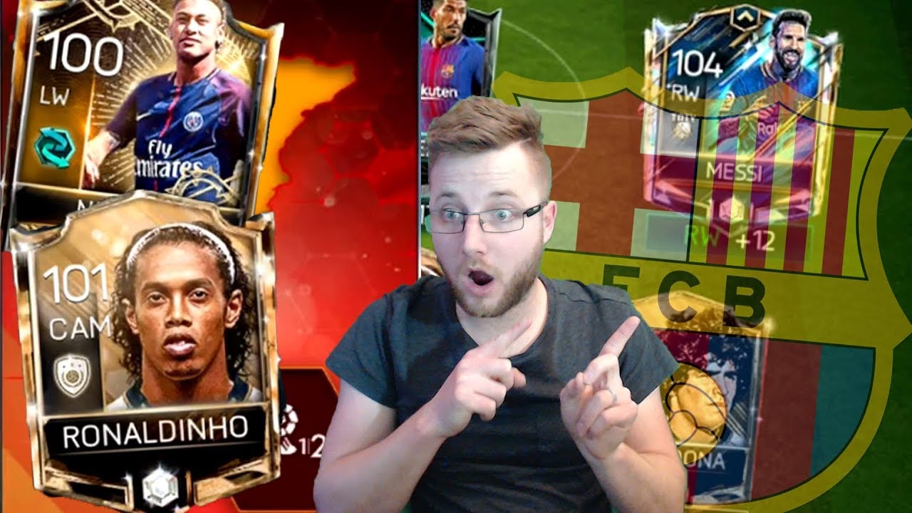 The Best All Time Barcelona Players In FIFA Mobile 18! Full Barcelona Squad Builder!