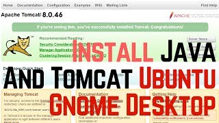 How To Install Java And Tomcat On Ubuntu 16.04