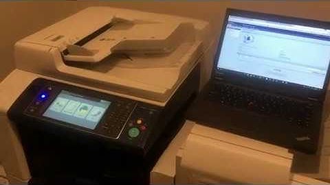 Workcentre 7525 Workflow Scanning not showing on LCD front panel display