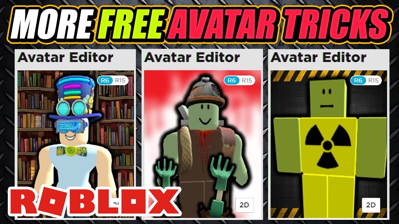 The Best Roblox Avatar TRICKS! YouTube