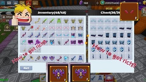 [Proof] rich trade system how to get rich👍 #skyblock #blockman go