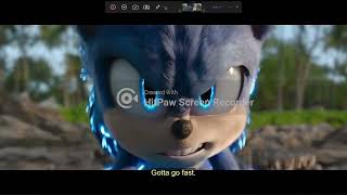 Sonic scene Gotta go fast)+ running on water