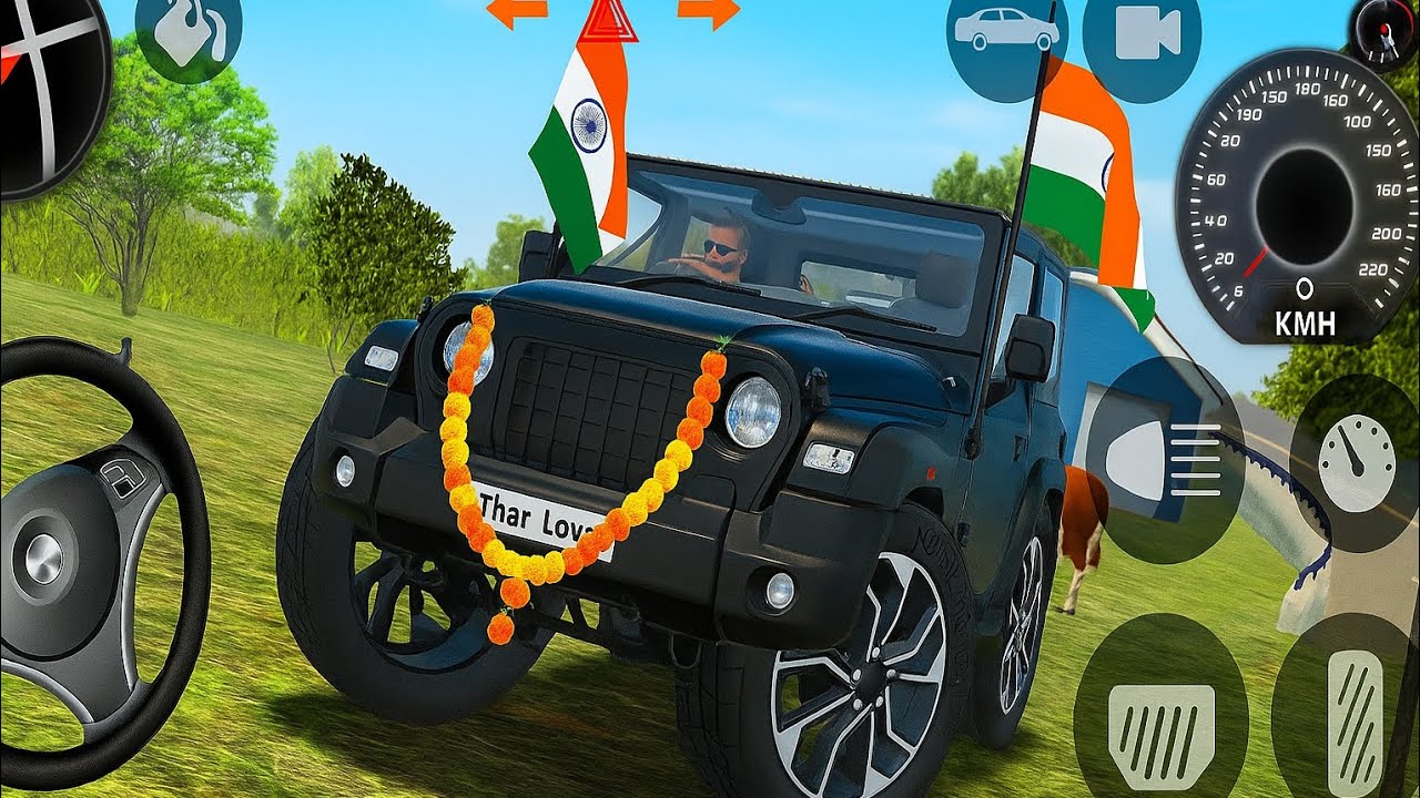 Modified Mahindra Thar Car Games: Indian Cars (Gadi Wala Game) - Car Game Android Gameplay 2025