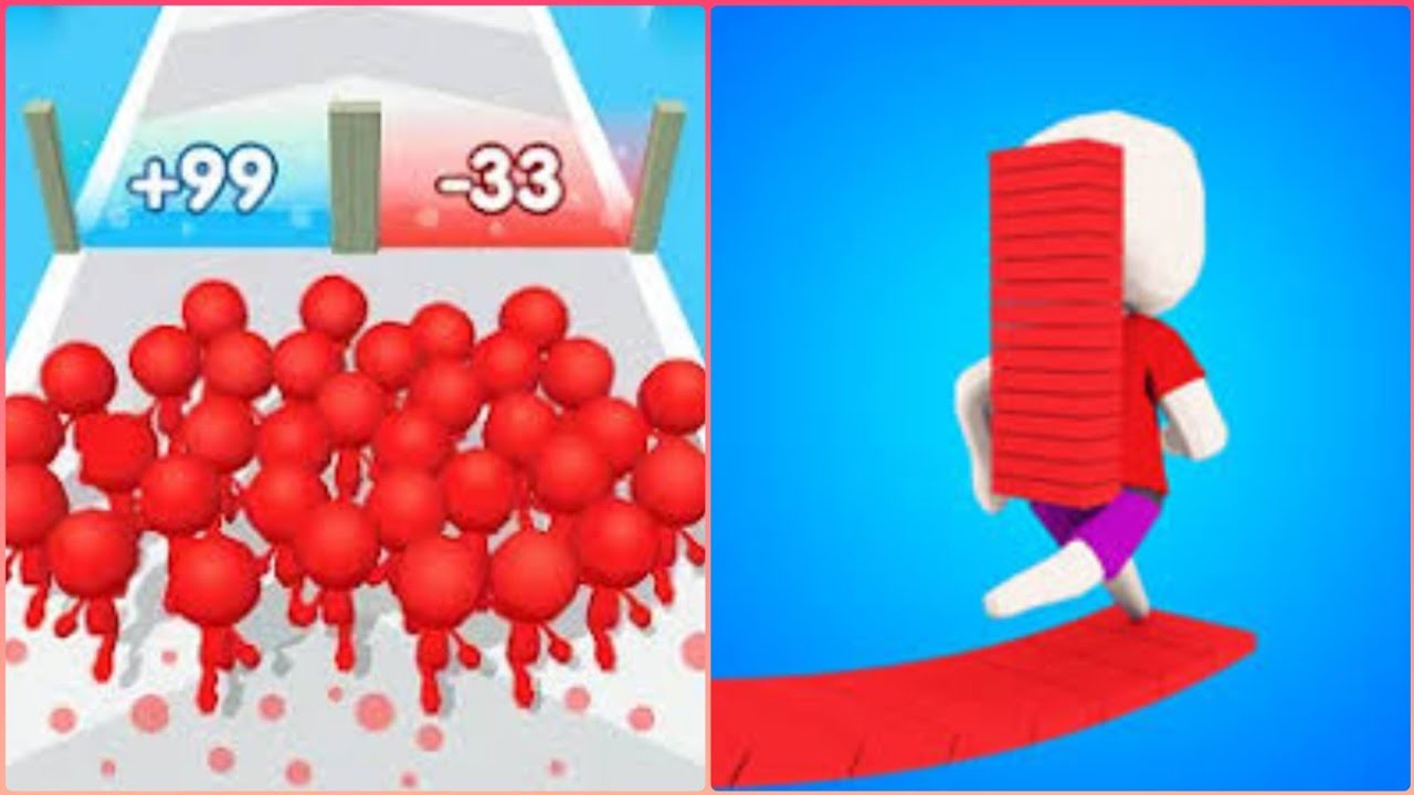Max Levels Count Master 3D Vs Bridge Race 3D🤩🔴😋🤑😜😝😚🎃😉😛All New Max Update Mobile Gameplay WE21