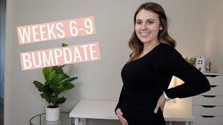 I'm pregnant! due may 2020 with our rainbow baby. and today sharing my
symptoms experience from weeks 6-9 of pregnancy. when i found out was
pre...