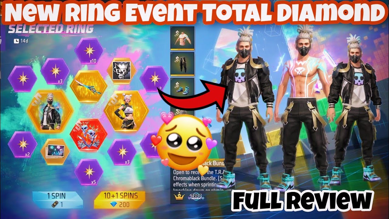 New Trap Ring Event Full Review | New Trap Bundle Ring Event Spin Trick | Free Fire New Ring Event