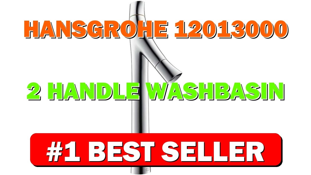 Hansgrohe 12013000 2 Handle Washbasin Fitting Axor Starck Organic 435 Without Pushrod - B00BAGJVVM