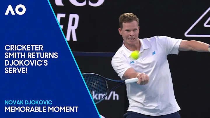 Steve Smith Amazingly Returns Novak Djokovic's Serve! | Australian Open 2024 - DayDayNews