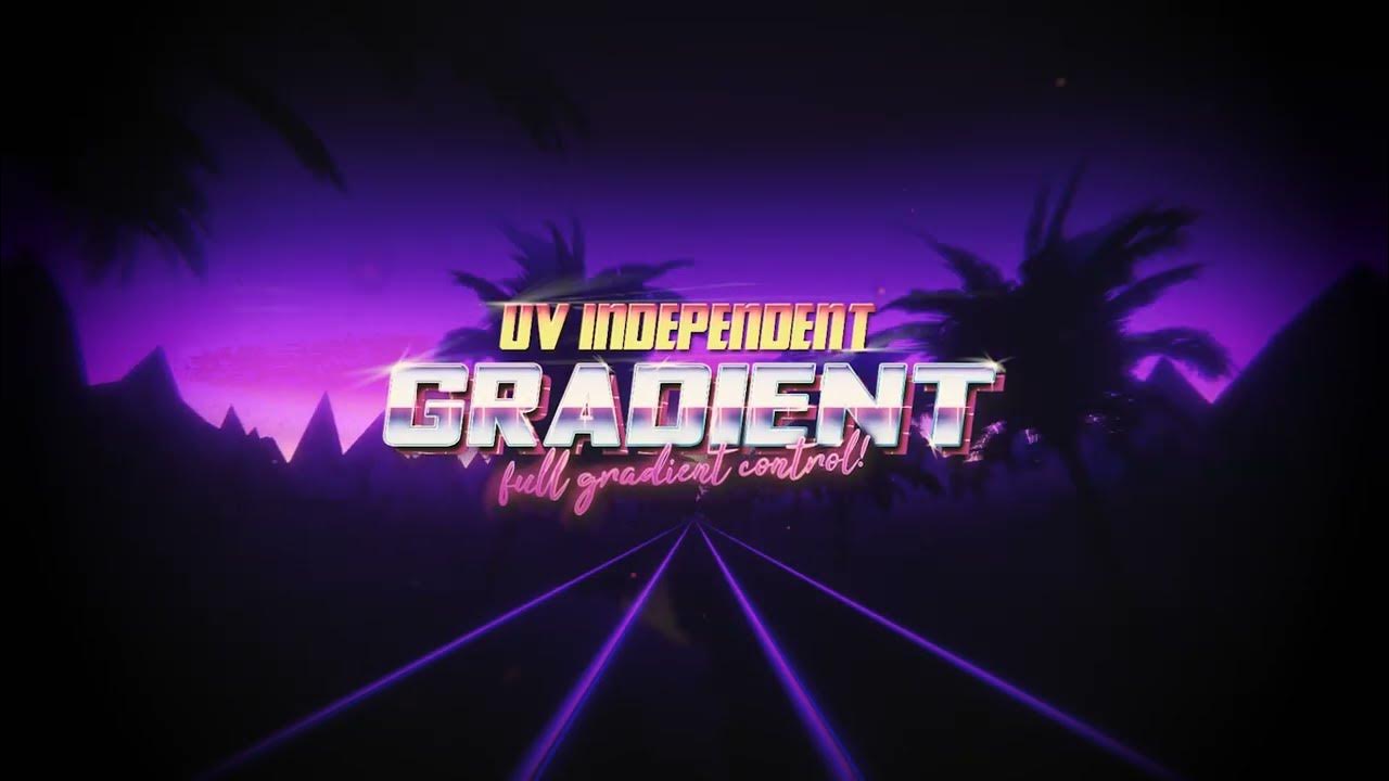 UV Independent Gradient V2.0 - Unity Gradient Shader Asset - YouTube