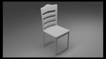Blender Timelapse : Speed-modelling a chair