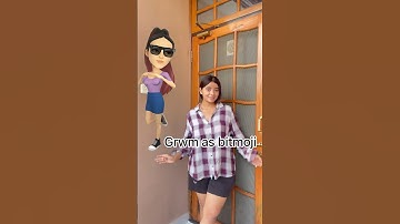 Grwm as my bitmoji🦄 || day 6/7 || bitmojichallenge #shorts #bitmoji #grwm