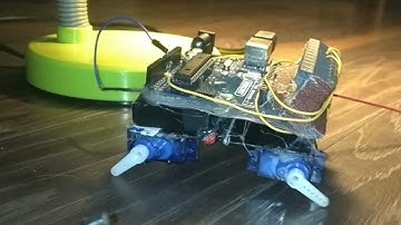 Simple arduino walking robot 4 legs 4 servos diy