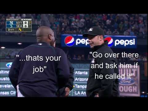 Lloyd McClendon Ejected After A-Rod Check Swing, A Speechreading.